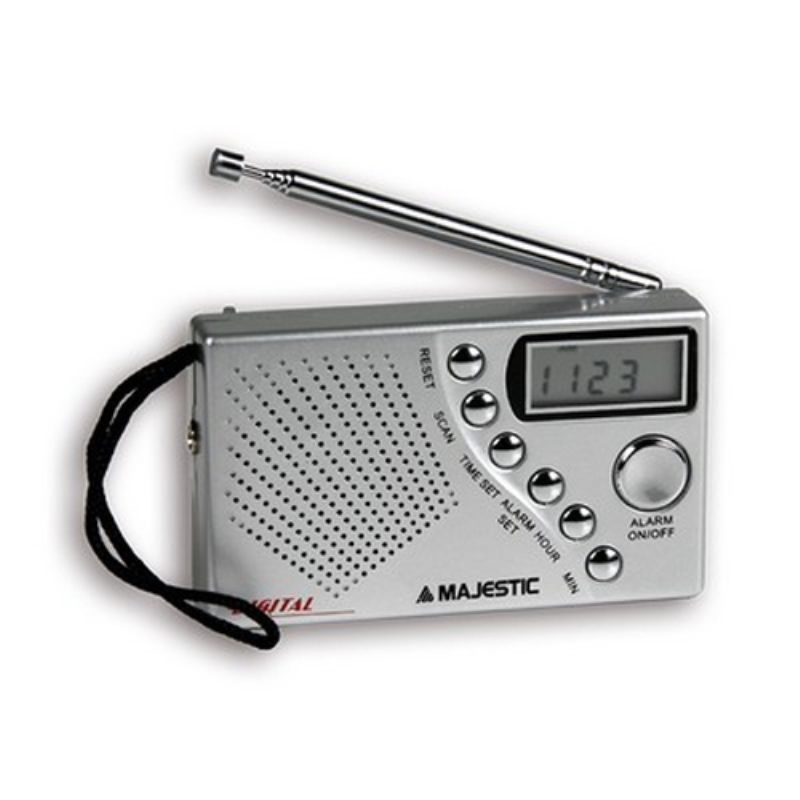 MAJESTIC Radio portatile Majestic RTD0453S a scansione automatica silver